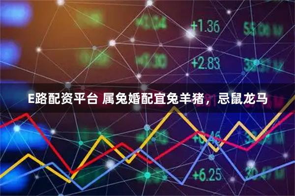 E路配资平台 属兔婚配宜兔羊猪，忌鼠龙马